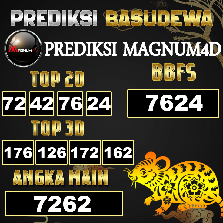 Prediksi Togel Basudewa: Magnum 4D Pools 11 Juni 2025